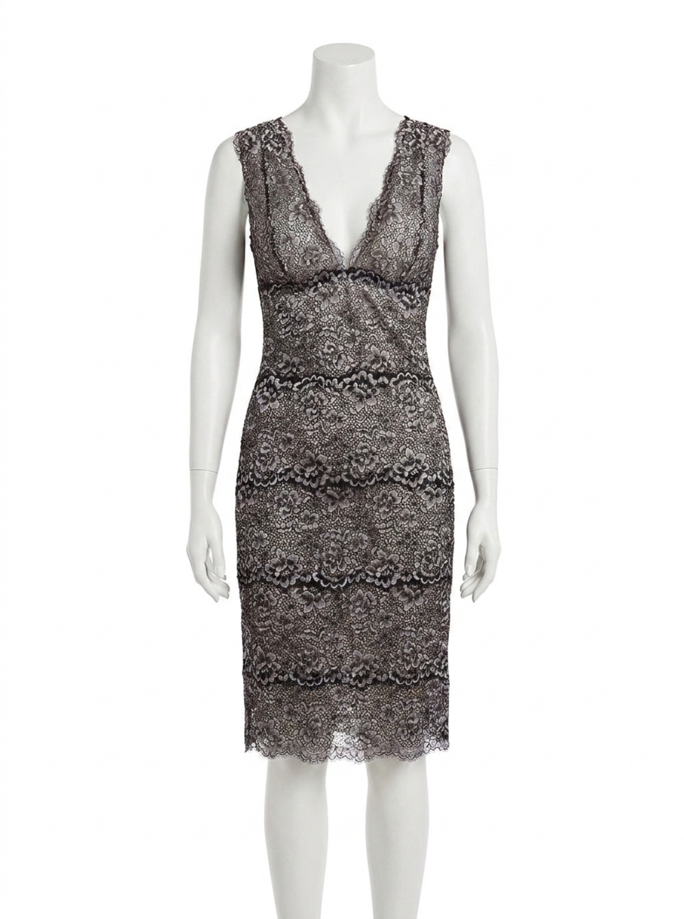NEW COSABELLA women's pret a porter dress in black and stone